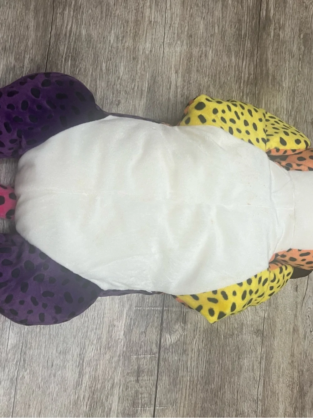 Vintage Lisa Frank Hunter Leopard Plush XL 24” Rainbow Stuffed Animal Rare